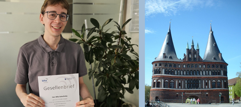 Wir gratulieren unserem Mitarbeiter Mika Scherlinzky herzlich zur bestandenen Gesellenprüfung zum Hörakustiker!